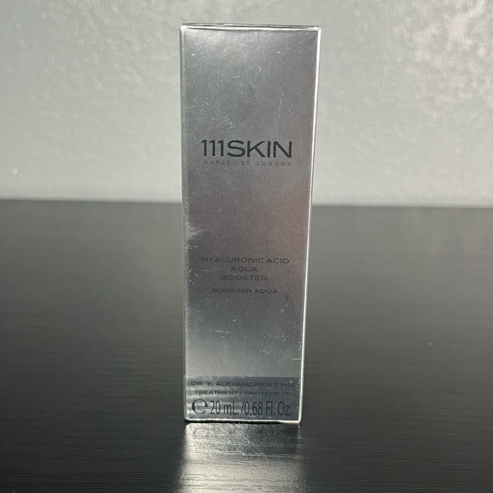 111SKIN Aqua Booster in Silver Packaging